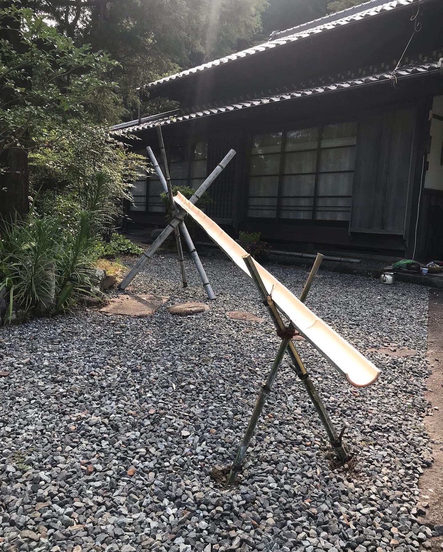 ③竹とい作り（流しそうめん用）